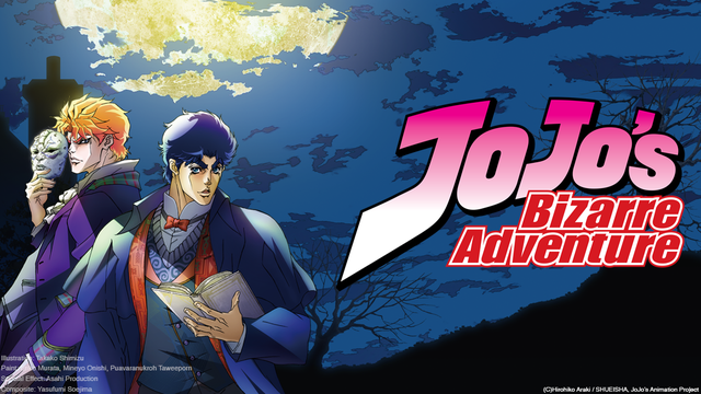 Imagem promocional do anime de JoJo's Bizarre Adventure