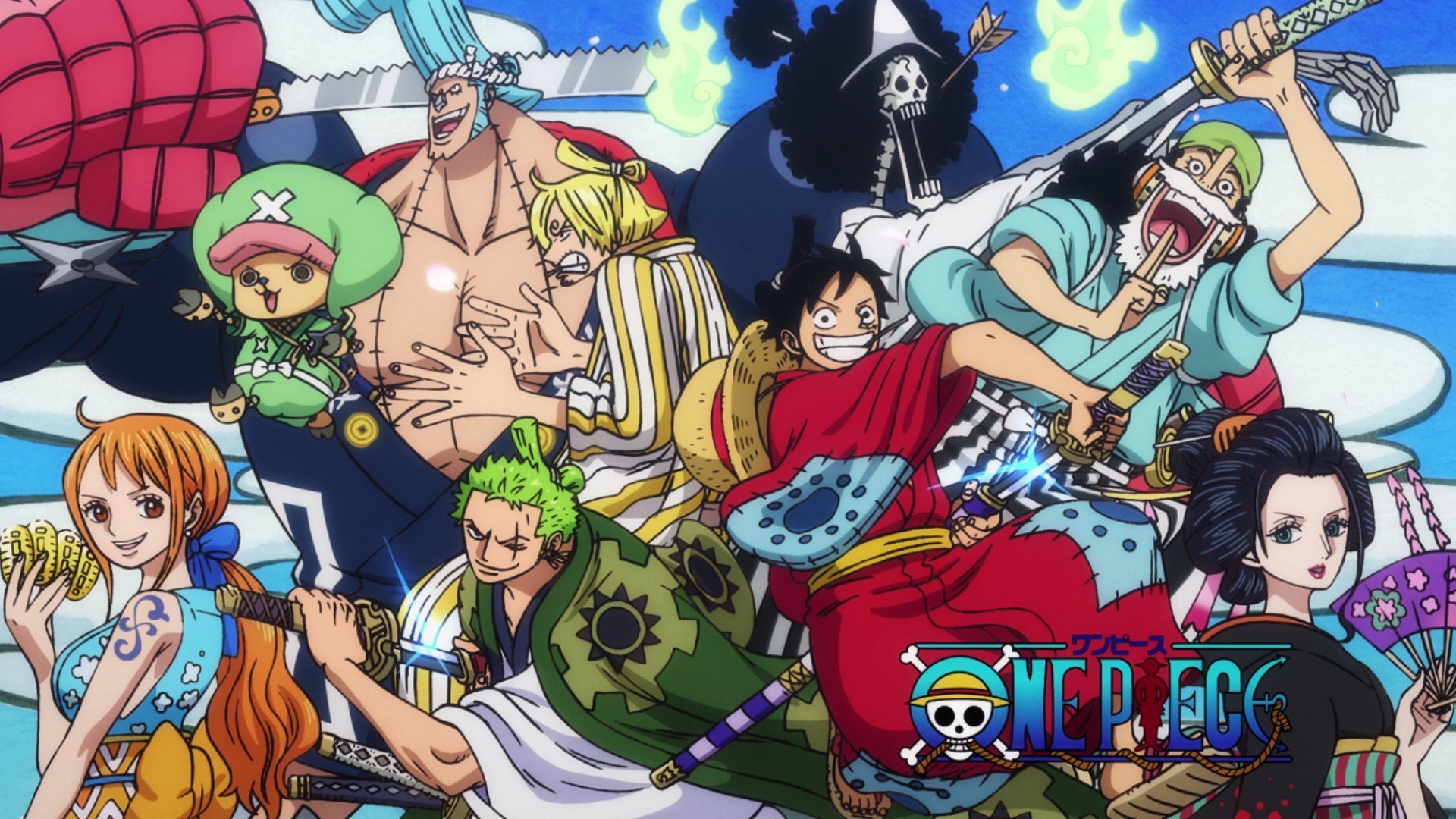 Banner da Temporada Wano de One Piece