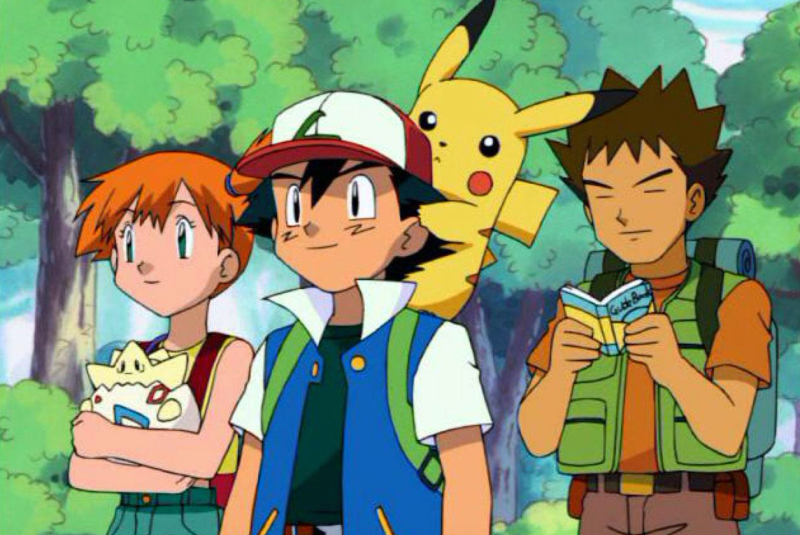 Ash, Misty e Brock