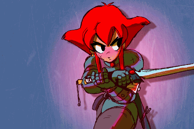 Animação de Tori do webtoon Room of Swords