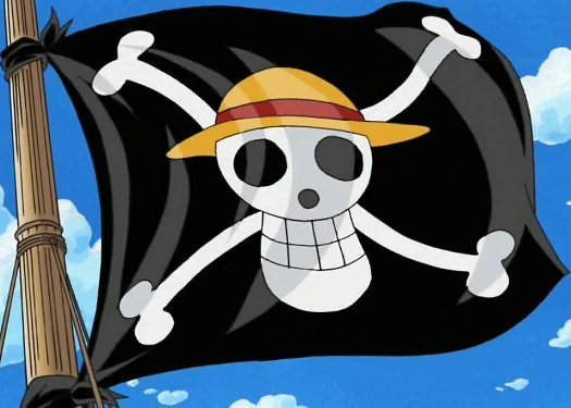 Bandeira dos Chapéu de Palha de One Piece